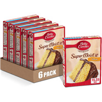 Betty Crocker Super Moist Yellow Cake Mix, 15.25 Oz. (Pack Of 6)