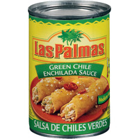 Las Palmas Green Chile Enchilada Sauce, Medium, 10 Ounce (Pack Of 24)