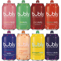 Bubly Sparkling Water Fizzy Sampler Variety, 12 Fl Oz (Pack Of 18)