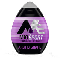 Mio Sport Electrolytes Arctic Grape Naturally Flavored Liquid Water Enhancer 12 Count 1.62 Fl Oz