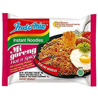 Indomie Foods Mi Goreng Instant Noodles, Halal Certified, Hot & Spicy Flavor, 10 Count (Pack Of 1)