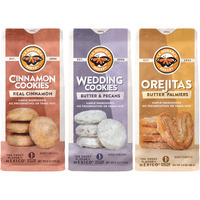 Mexican Cookie Variety Pack (Pack Of 3), Cinnamon Cookies, Mexican Wedding Cookies, Orejitas By La Monarca Bakery