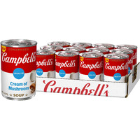 Campbells Condensed Unsalted Cream Of Mushroom Soup, 10.5 Ounce Can (Pack Of 12), Brand Is Campbell''s