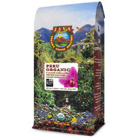 Java Planet Organic, Peru Single Origin Medium Dark Roast, Smooth Full Flavored Organic Coffee Beans, Low Acid, Whole Bean Coffee, Smithsonian Bird Friendly 1Lb Bag