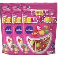 Zolli Ball Popz Clean Teeth Lollipops - Anticavity Sugar-Free Candy For Healthy Smiles, Great For Kids - 5.2 Ounce Pack