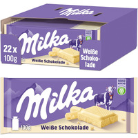 Milka White Chocolate Bar, 3.5 Ounce (Pack Of 22)