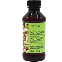 Lorann Oils Pistachio Bakery Emulsion: Genuine Pistachio Aroma, Perfect For Boosting Nutty Notes In Baked Goods, Gluten-Free, Keto-Friendly, Pistachio Extract Substitute Essential For Your Kitchen