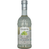 Colavita Wine Vinegar - Chardonnay Wine Vinegar, Premium Quality, Naturally Aged In Wooden Barrels, 17 Fl Oz Bottle