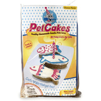 Petcakes Cat Birthday Cake Kit - All Natural Treats - Kitten & Cats Cheese Flavor Cat Food - 5.5 Oz