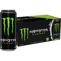 Monster Energy Drink, Green, Original, 16 Ounce (Pack Of 15)