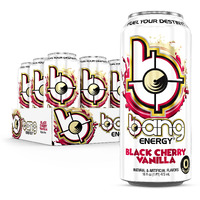 Bang Energy Black Cherry Vanilla, Sugar-Free Energy Drink, 16-Ounce (Pack Of 12)