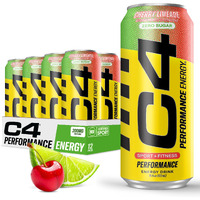 C4 Original Sugar Free Energy Drink 16Oz (Pack Of 12) | Cherry Limeade | Pre Workout Performance Drink With No Artificial Colors Or Dyes