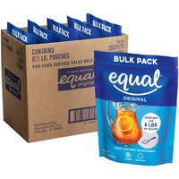 Equal 0 Calorie Sweetener, Powdered Aspartame And Acesulfame-K Sweetener, Zero Calorie Sugar Alternative, Erythritol Free, 1 Pound Bulk Bag (Pack Of 6)