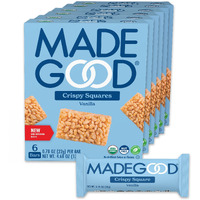 Madegood Crispy Squares, Vanilla (36 Count) Gluten Free Snacks