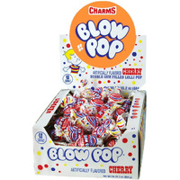 Charms Blow Pops, Flavor, Cherry, 48 Count (Pack Of 1)