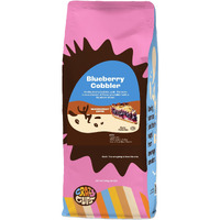Crazy Cups Flavored Ground Blueberry Coffee, Blueberry Cobbler Coffee In 10 Oz Bag, For Brewing Flavored Hot Or Iced Coffee