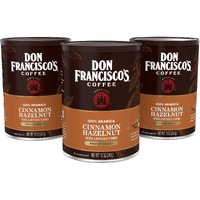 Don Francisco's Cinnamon Hazelnut Flavored Ground Coffee (3 X 12 Oz Cans)