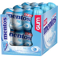 Mentos Pure Fresh Sugar-Free Chewing Gum With Xylitol, Sweet Mint, 50 Piece Bottle (Pack Of 6)