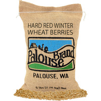 Hard Red Winter Wheat Berries | 5 Lbs | Family Farmed In Washington State | Non-Gmo Project Verified | 100% Non-Irradiated | Certified Kosher Parve | Field Traced | Burlap Bag