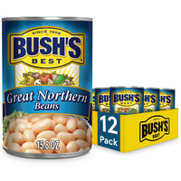Bush's Best Canned Great Northern Beans 15.8 Oz (Pack Of 12)