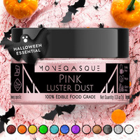 Mon  Gasque Pink Luster Dust Edible Glitter For Cocktails 7G - Premium Pink Halloween Cake Decorations - Vegan Pink Edible Glitter Pink - Pink Edible Glitter For Drinks - Pink Edible Glitter For Cakes