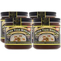 Better Than Bouillon Premium Mushroom Base, Made From Seasoned & Concentrated Mushrooms, Makes 9.5 Quarts Of Broth, 38 Servings 8 Ounce (Pack Of 4)