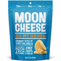 Moon Cheese - 100% Natural Cheese Snack - Gouda - 2 Oz - 12 Pack