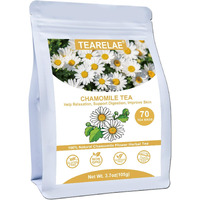 Tearelae - Chamomile Tea - 70 Count - Premium Chamomile Flower Tea Bags - Help Relaxation, Support Digestion - Non-Gmo - Caffeine-Free