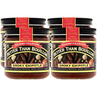 Better Than Bouillon Culinary Collection Base, Smoky Chipotle Base, Contains 38 Servings Per Jar, 8-Ounce Glass Jar (Pack Of 4)