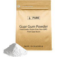Pure Original Ingredients Guar Gum (1Lb) From Guar Beans, Food Grade, Gluten Free