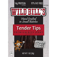 Wild Bills Hickory Smoked Beef Jerky 1 Ounce Packs (8 Count)