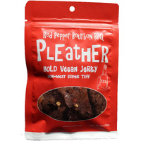 Red Pepper Bourbon Bbq Vegan Jerky - Bold Bbq Flavor - Made With Real Bourbon - Hand Made