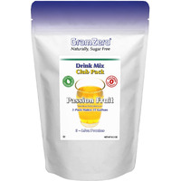 Gramzero Passion Fruit Zero Calorie Sugar Free Drink Mix, Great For Nutrition Club Loaded Tea, Stevia Sweetened
