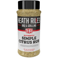 Heath Riles Bbq Rub - Simple Citrus Bbq Seasoning Rub, Champion Pitmaster Recipe, Legendary Bbq Rubs For Smoking & Grilling, 70+ Bbq Championships, 12 Oz.