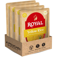Royal - Ready To Heat Rice - Authentic Yellow Rice, 4 Count