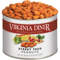 Virginia Diner - Gourmet Street Taco Peanuts (With Cilantro And Lime), 18 Ounce Tin