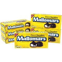 Mallomars Pure Chocolate Cookies, 8-Ounce Boxes (Pack Of 6)