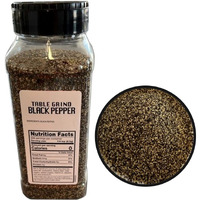 Sauer's Ground Black Pepper | Restaurant Table Grind | 1 Pound Canister | Foodservice