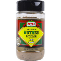 Ziyad Shaker Premium Ground Nutmeg Powder, Non-Gmo And Gluten Free, No Additives, No Preservatives, Adds Aroma And Flavor 3.5 Oz