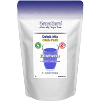 Gramzero Blueberry Zero Calorie Sugar Free Drink Mix, Great For Nutrition Club Loaded Teas, Stevia Sweetened