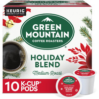 Green Mountain Coffee Roasters K-Cups, Holiday Blend, 10 Count