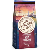 New England Coffee Bold Decision Dark Roast Ground Coffee, 10Oz Bag (Pack Of 1)