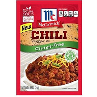 Mccormick Gluten Free Chili Seasoning Mix (4 Pack) 1 Oz Packets