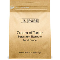 Pure Original Ingredients Cream Of Tartar (4 Oz) Pure & Natural, Baking & Cleaning, Diy Bath Bombs & More, Eco-Friendly Packaging,