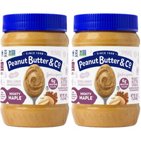 Peanut Butter & Co. Mighty Maple Peanut Butter, Non-Gmo, Gluten Free, Vegan, 16 Ounce (Pack Of 2)