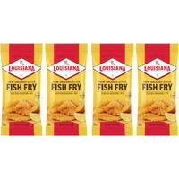 Louisiana Fish Fry Products New Orleans Style Lemon Fish Fry, 10 Oz (Pack Of 4)