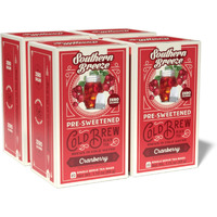 Southern Breeze Cold Brew Sweet Tea Cranberry Iced Tea With Black Tea And Zero Carbs Zero Sugar, 20 Individually Wrapped Tea Bags Pack Of 4