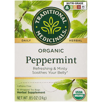 Traditional Medicinals Tea Peppermint Organic, 16 Ct