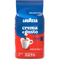Lavazza Crema E Gusto Whole Bean Coffee 1 Kg Bag, Authentic Italian, Blended And Roasted In Italy, Full-Bodied, Creamy Dark Roast With Spices Notes