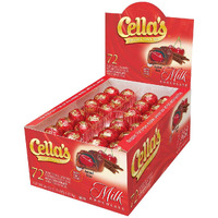 Cella's Milk Chocolate Covered Cherries, 72-Count Box